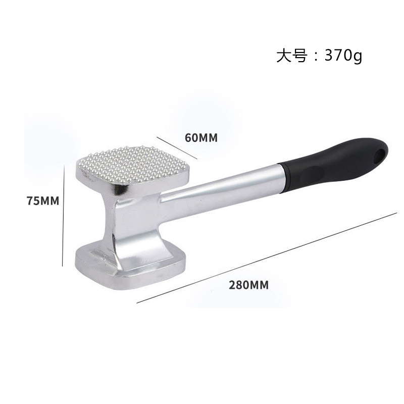 Double-Sided Household Aluminium Alloy Meat Tenderizer for Pork Chicken Wings Steak Meat Tools