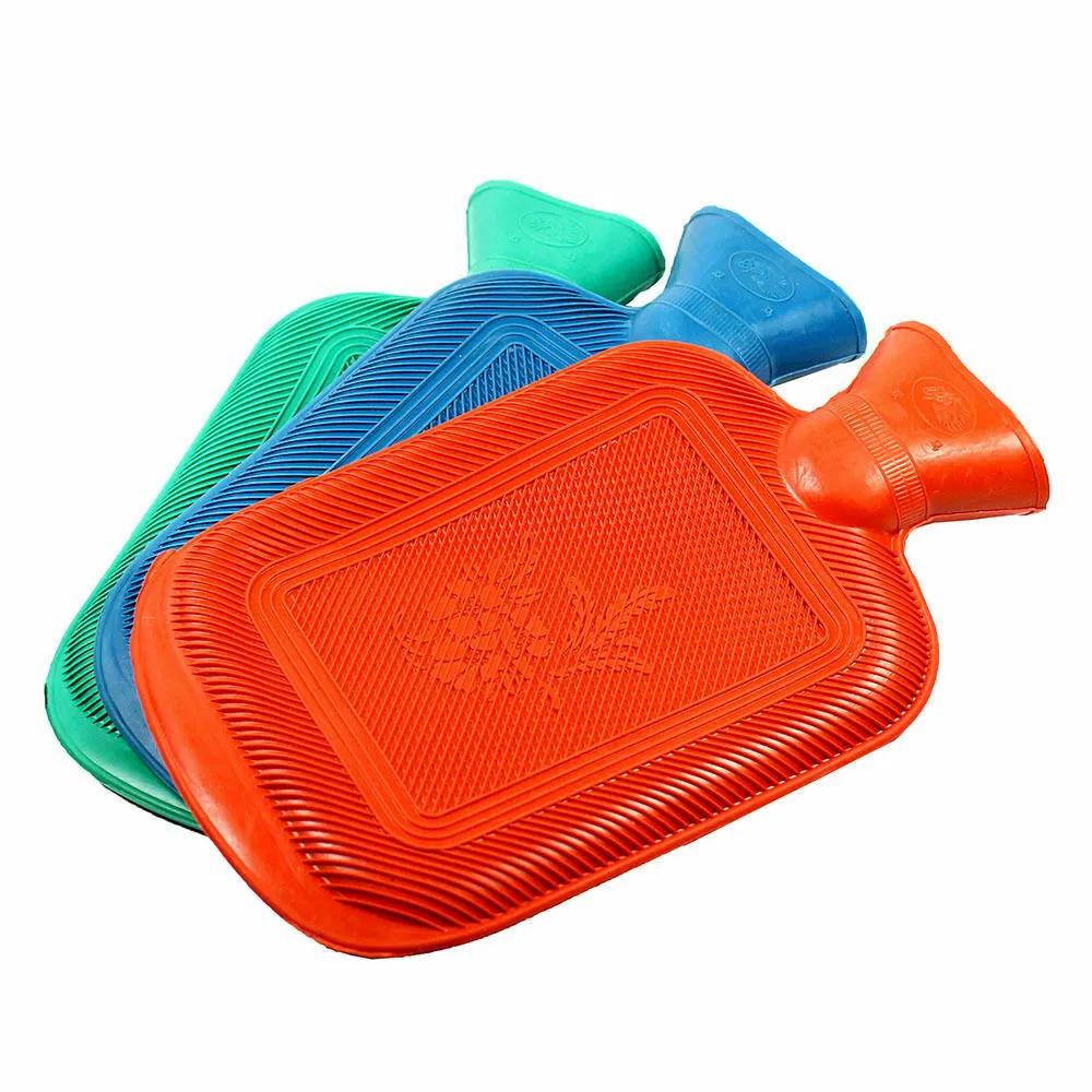 Colorful Rubber Hand Warmer Hot Water Bottle Reusable Hot Water Bag with Cover