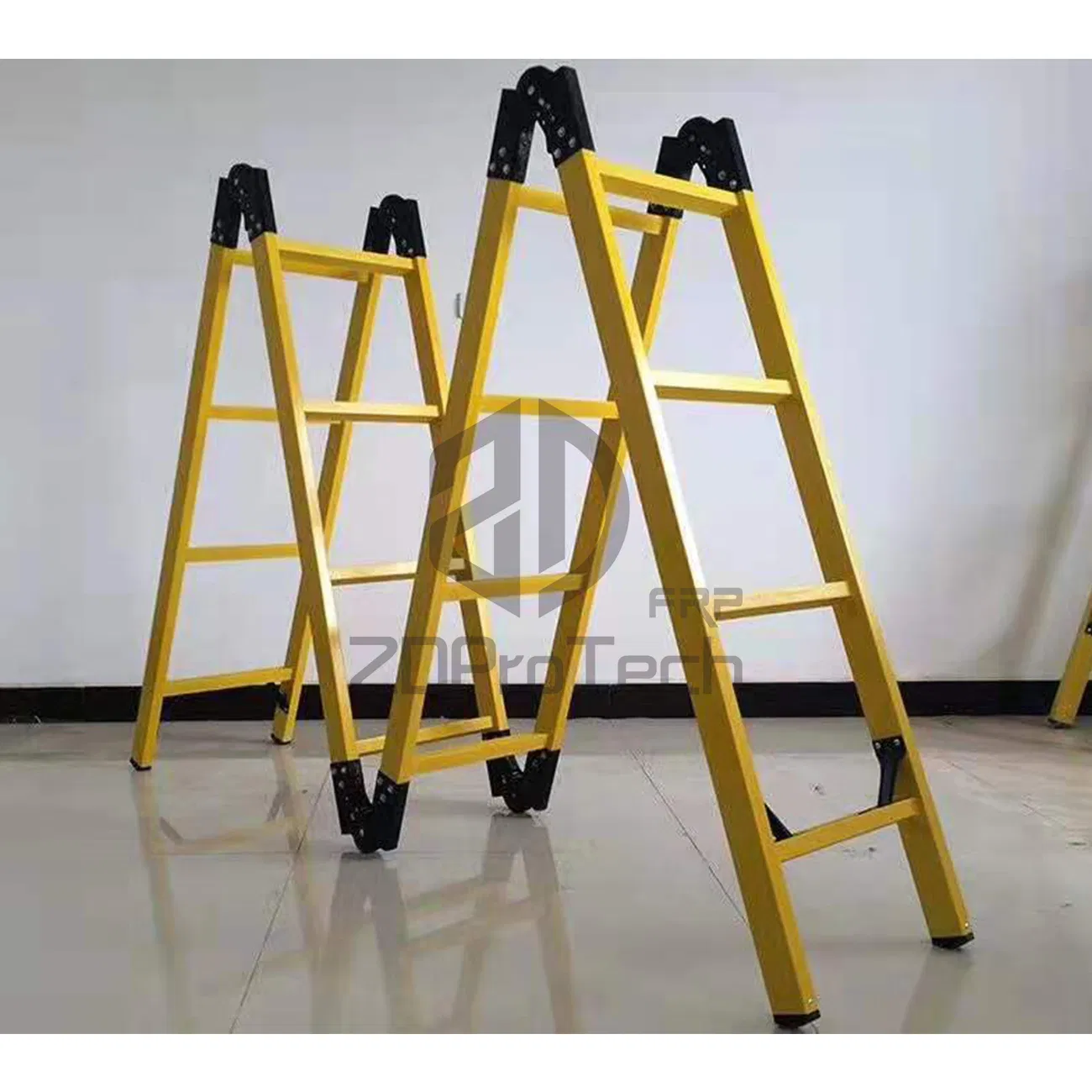 Louisville Ladder, 8 FT, Fiberglass Twin Step Ladder, Type Iaa, 375 Lb Load Capacity.