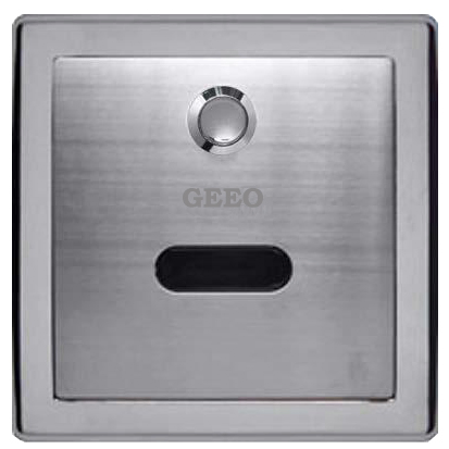2018 Newly Design Solid Brass Automatic Toilet Flusher with Override Button