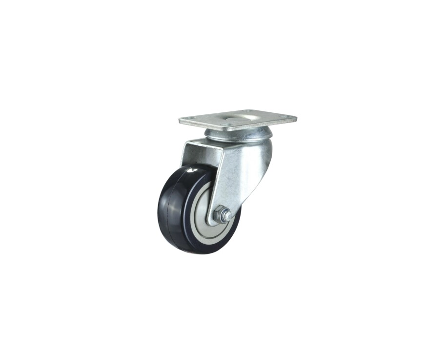 Factory Price 75mm Medium Duty Castor Swivel Top Plate PU Caster Wheels
