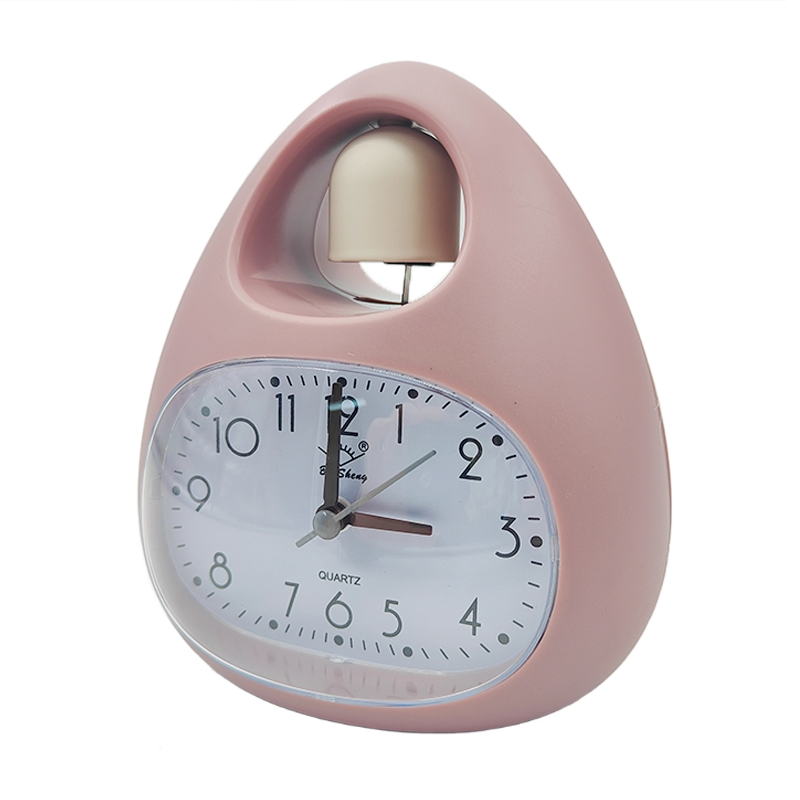 Customizable Cartoon Small Bell Alarm Clock for Kids Modern Quartz