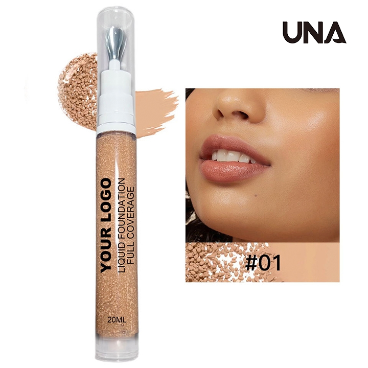 High Quality Private Label Cosmetics 24h Long Lasting Oil Free Vegan Matte Liquid Full Coverage Waterproof Foundation Makeup