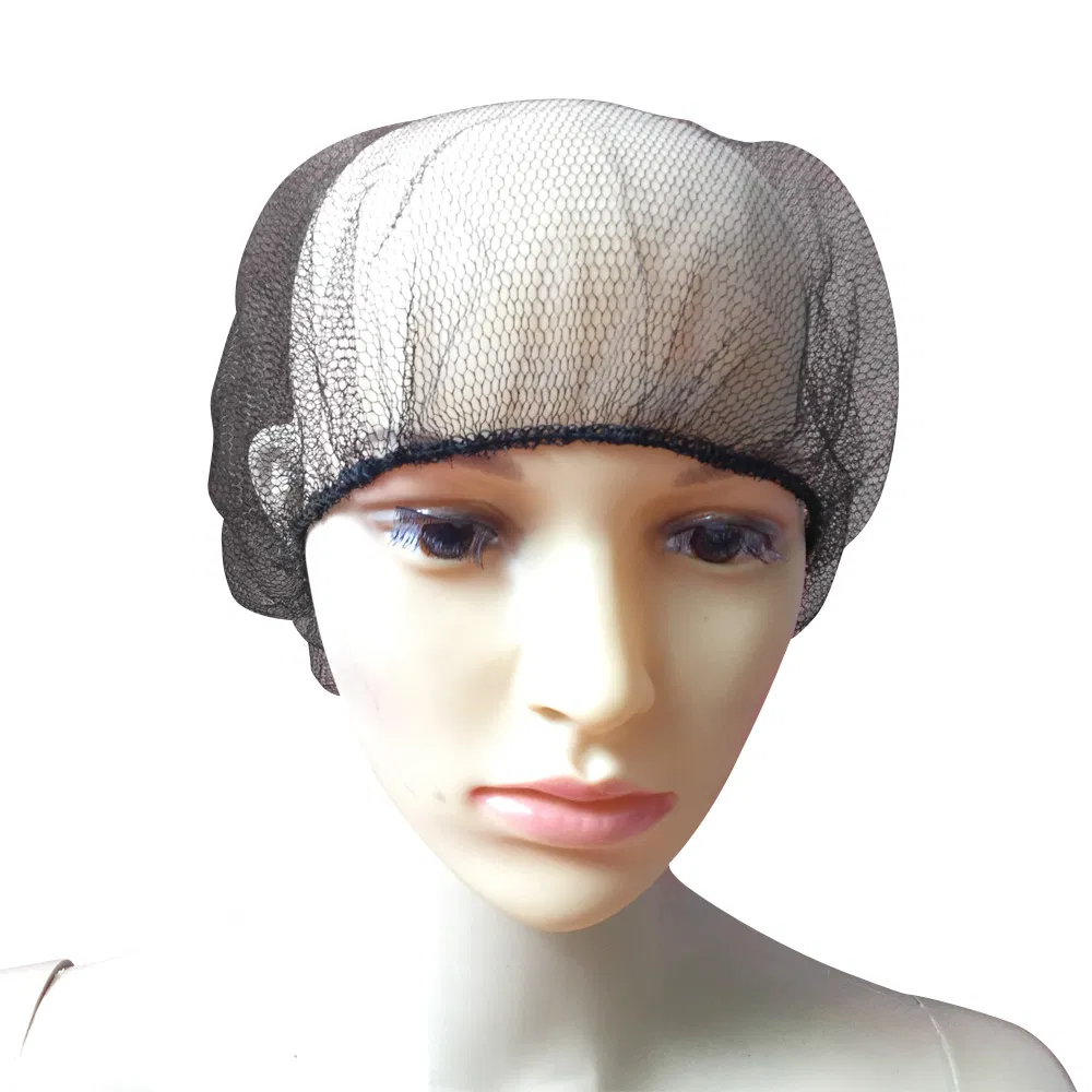 Disposable Breathable Honeycomb Nylon Hair Nets Hair Cover for Food Service Workers