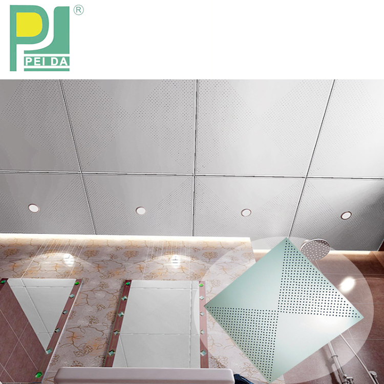 Interior Materials Clip in Aluminum Metal Roof Ceiling Tiles
