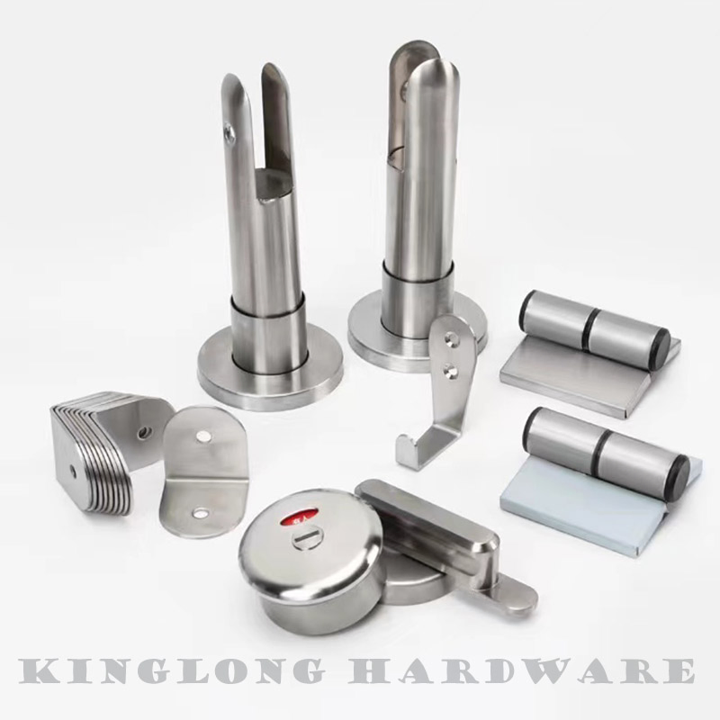 Stainless Steel Bathroom Accessories Hospital Mall School Commercial Waterproof Fire Sanitary Ware Public Toilet Cubicle Partition