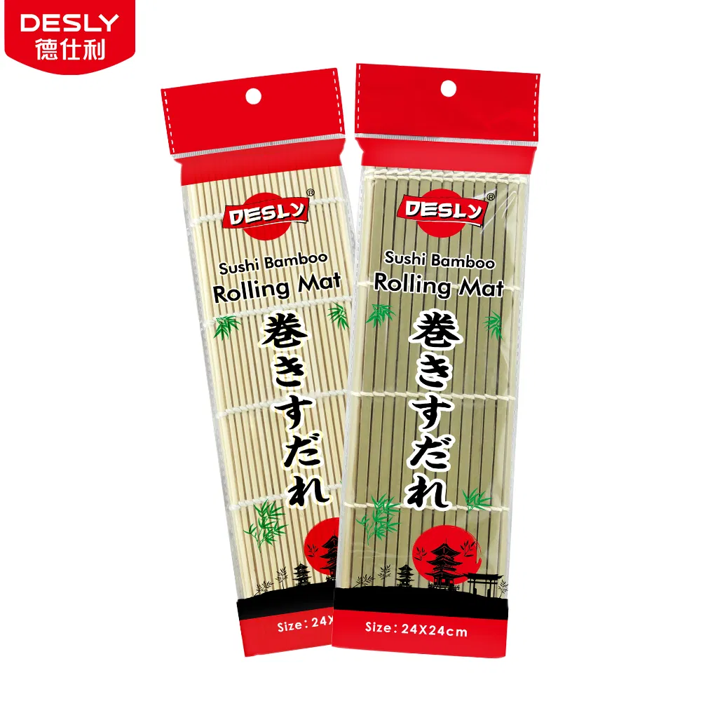 High Quality Japanese Food Sushi Tools Making Mat Yellow Bamboo Sushi Rolling Mat