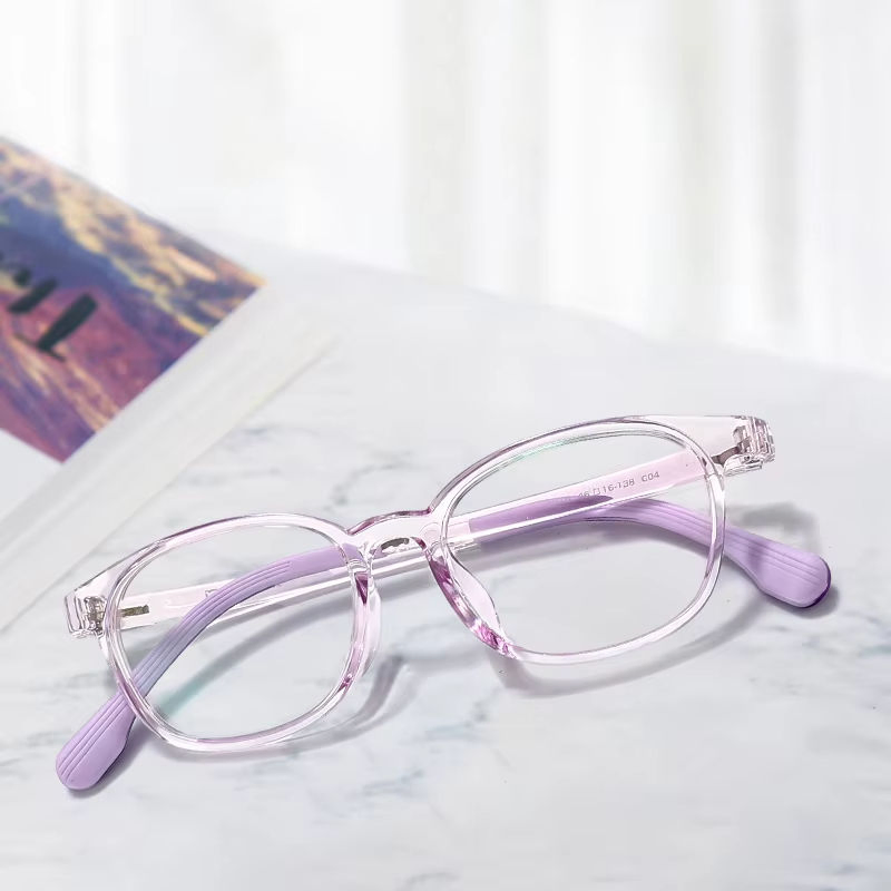 Customized Tr90 Eyeglasses Frames Non Slip Anti Blue Light Glasses