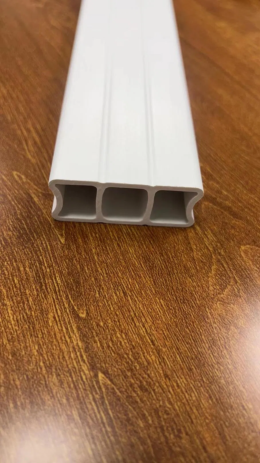 PVC Vinyl Faux Wood Window Blinds Bottom Rail