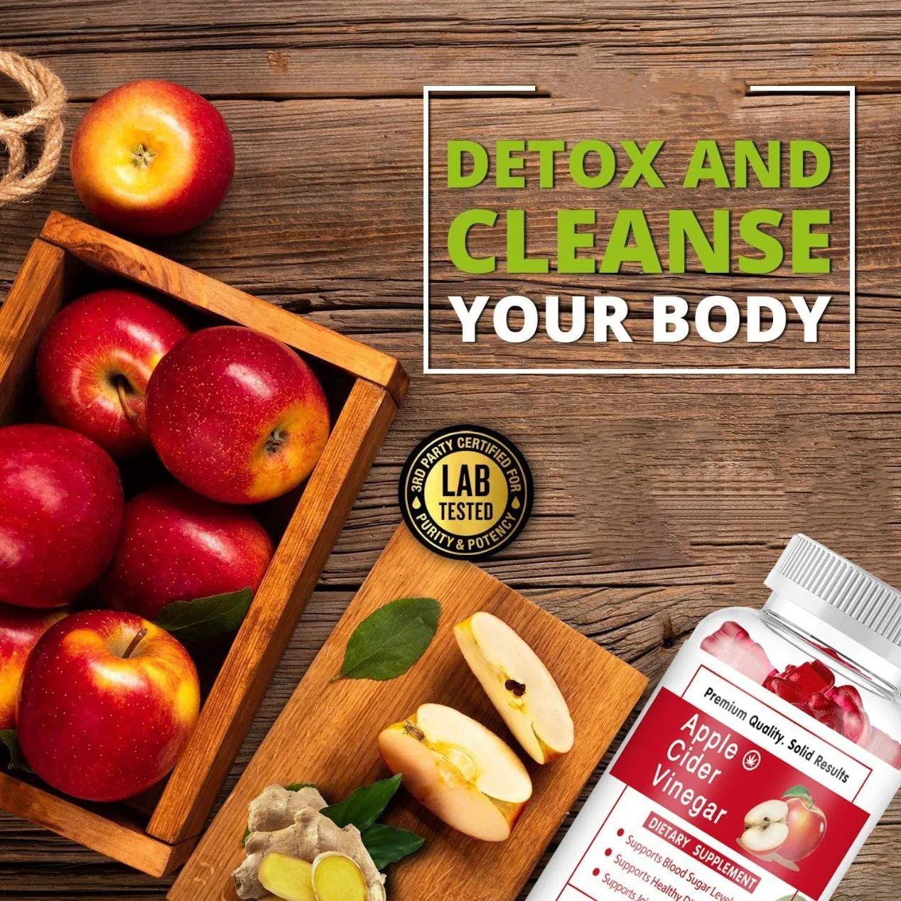 Apple Cider Vinegar Candy Healthy Weight Loss Gummies