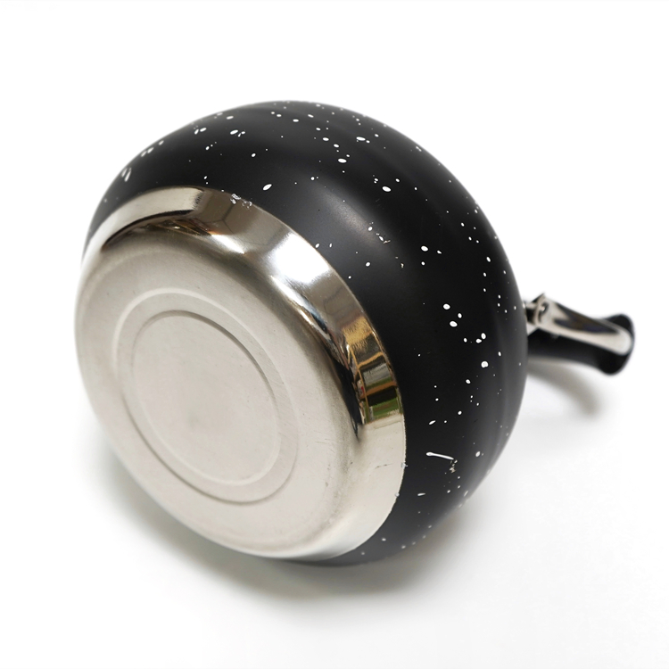 Чайник из нержавеющей стали с ситечком, мраморный дизайн