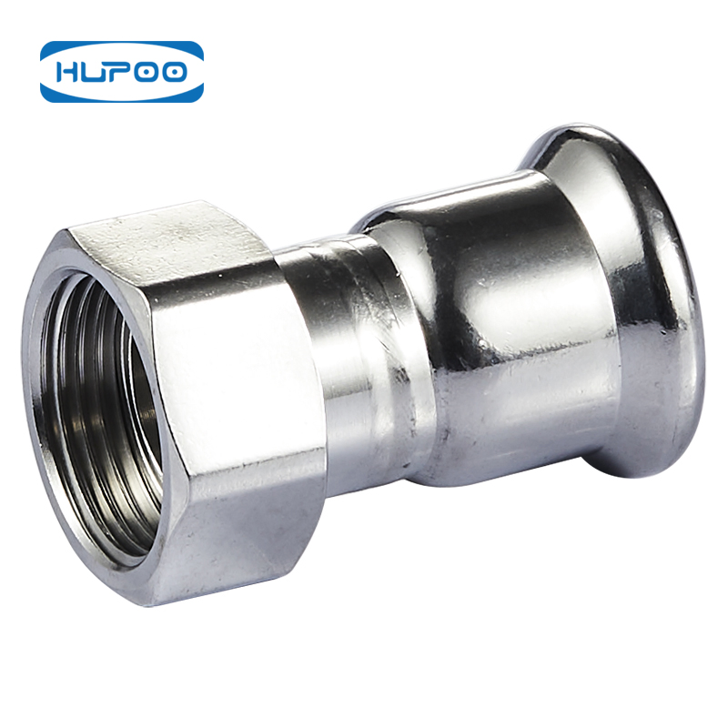 Stainless Steel Plumbing Fitting Coupling with Female Thread M Prifile