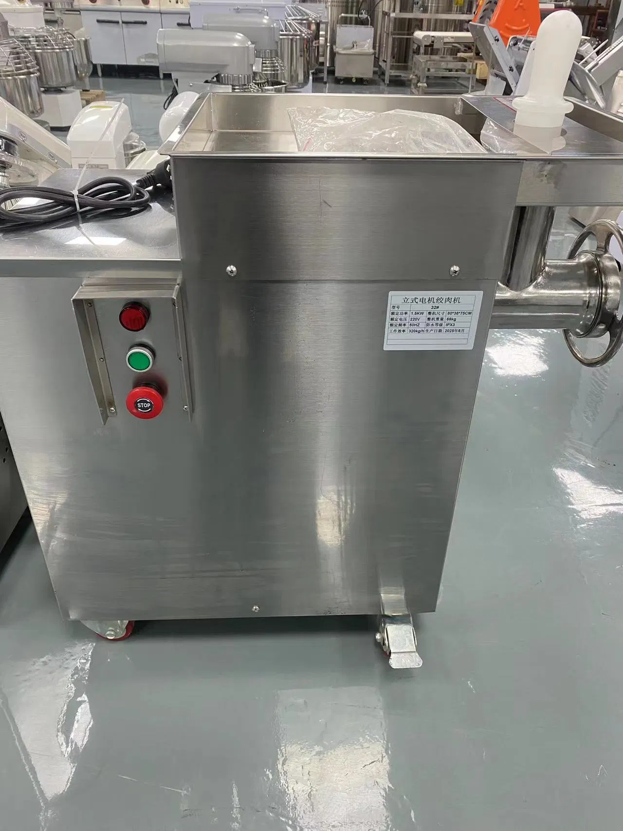 Heavy-Duty Electric Meat Grinder for Home and Commercial Use
