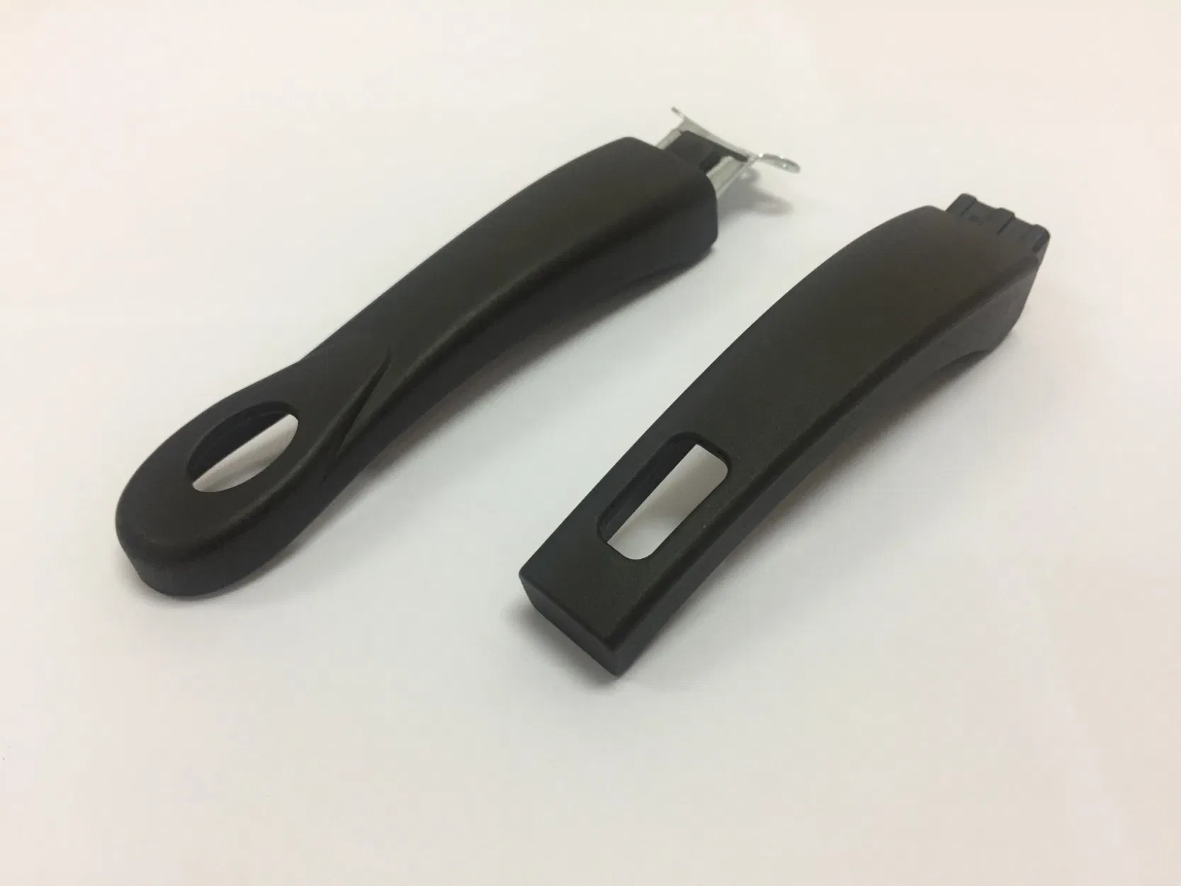 Bakelite Handle with Metal Flame Guard for Casserole, Bakelite Handles with Silicone Coating