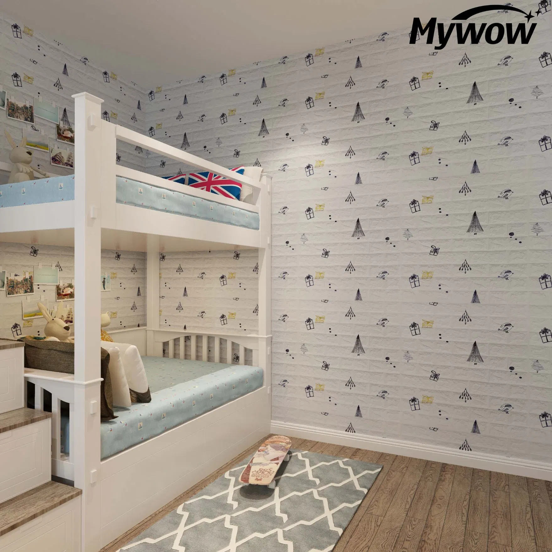Comfortable Home Decoration Foam Wall Sticker