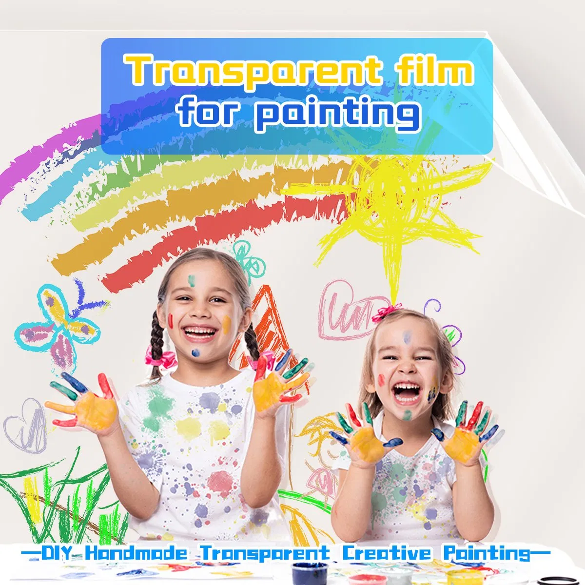 Wall Anti-Fouling Protective Film, Electrostatic Wall Protection Sticker, Painting Creation