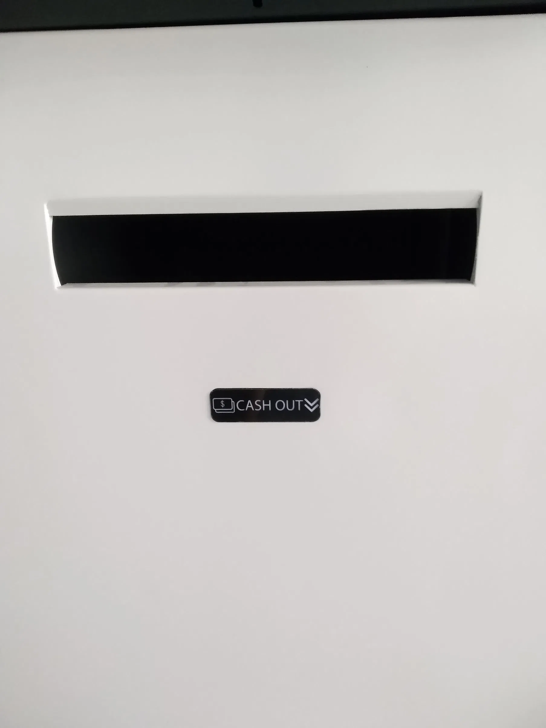 Bank ATM Self Service Kiosk with HD Touch Screen Custom Offerring Cash Accepting Module