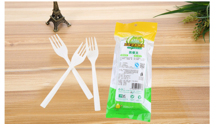 High Quality Disposable Plastic Cake Fork for Food