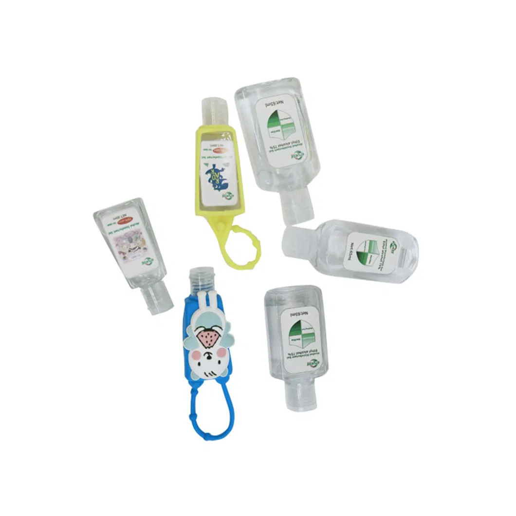 Kill 99.99% Germs 30ml Hand Sanitizer Cartoon Silicone Alcohol Gel