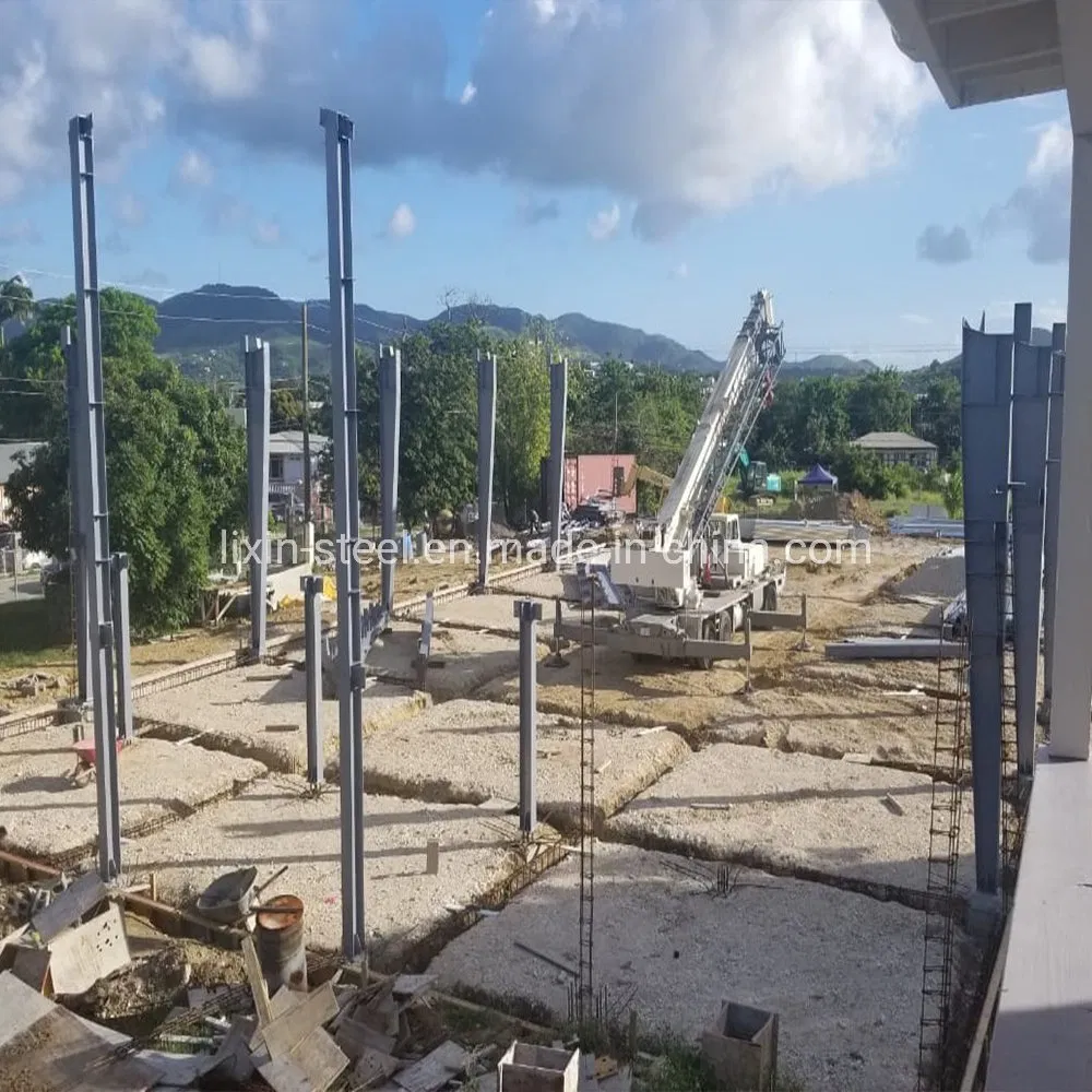 Hurricane Resistance Prefab House Storage Shed Prefabricated Building Steel Structure