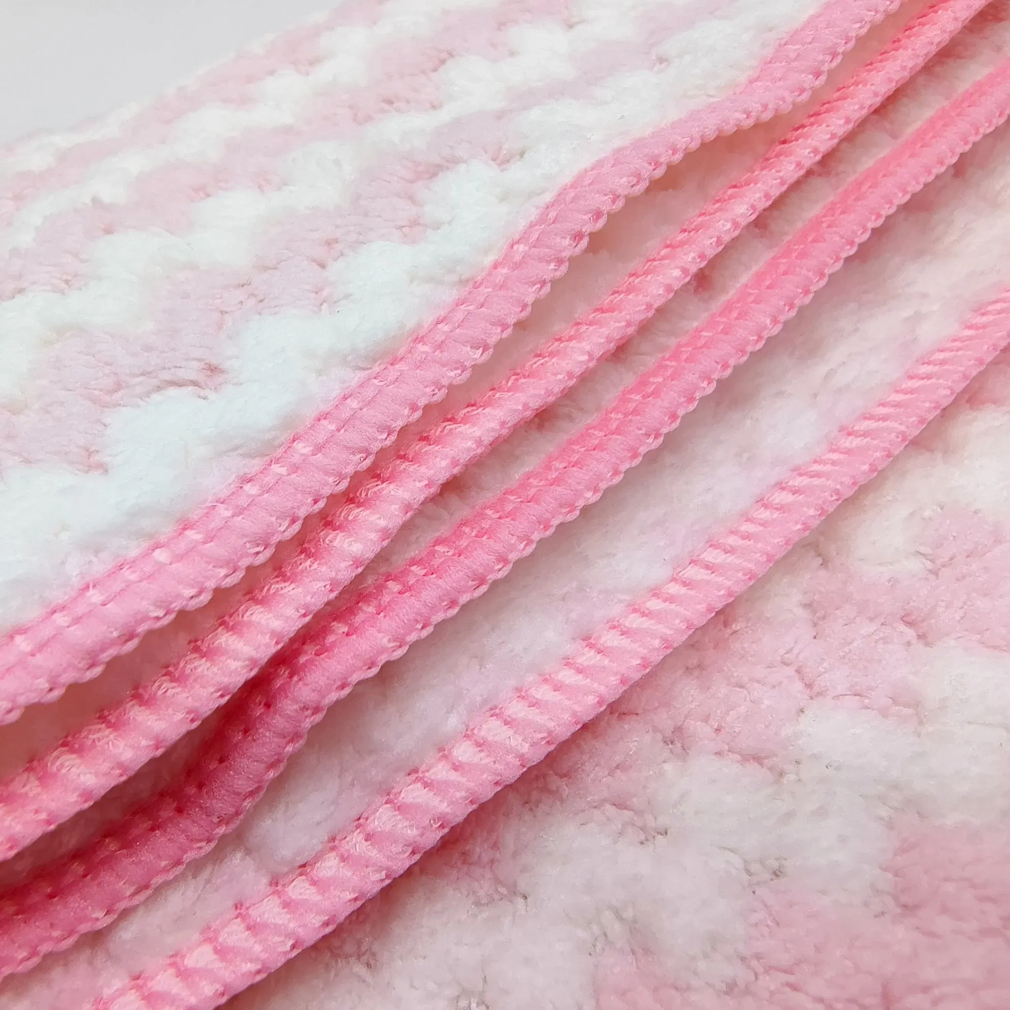 Ultra-Absorbent Microfiber Coral Fleece Dish Towel for Kitchen Cleaning