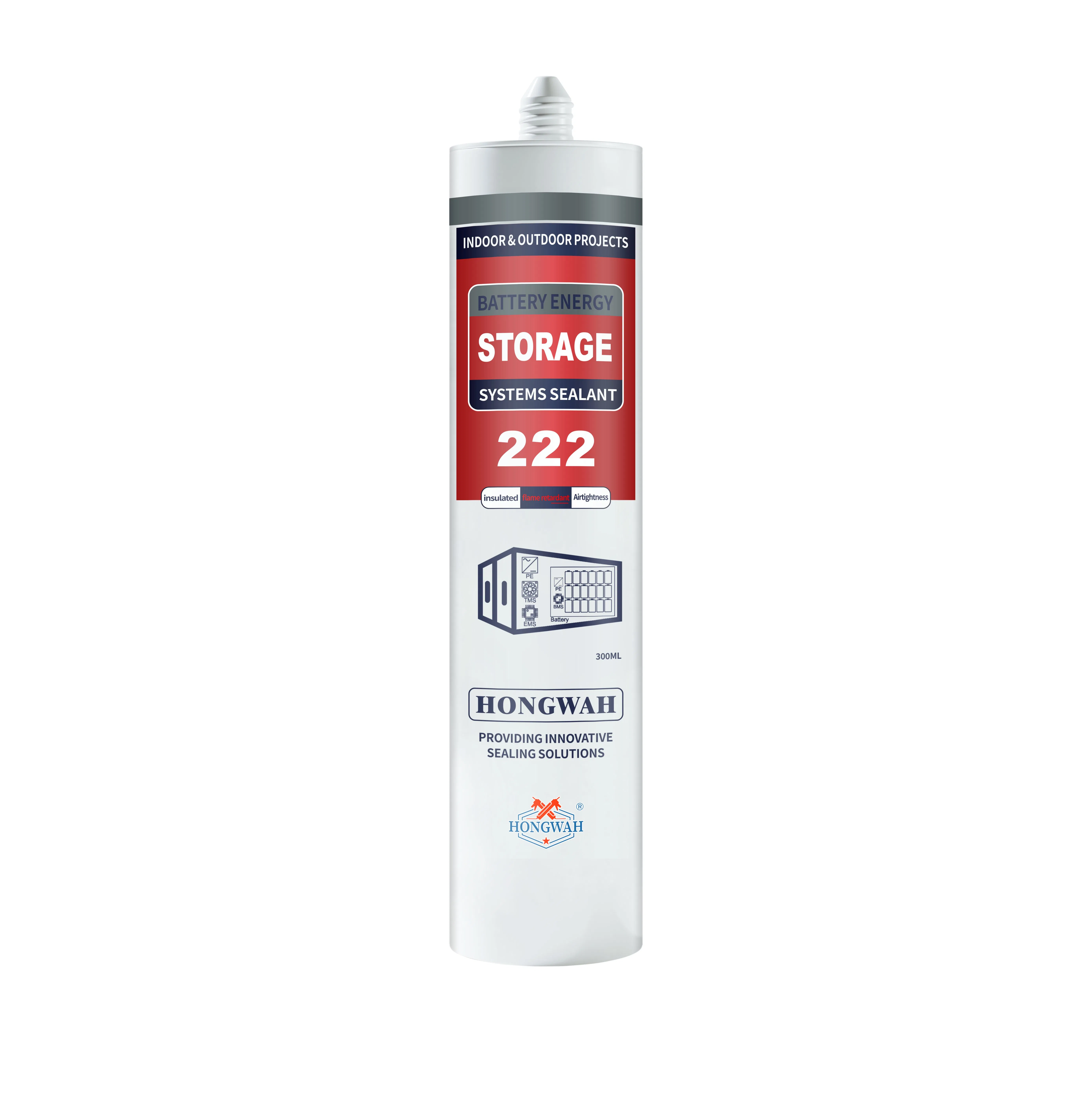 Hw-222 Special Sealant for Power Equipment, Waterproof and Weather-Resistant, Non-Corrosive and Excellent Performance