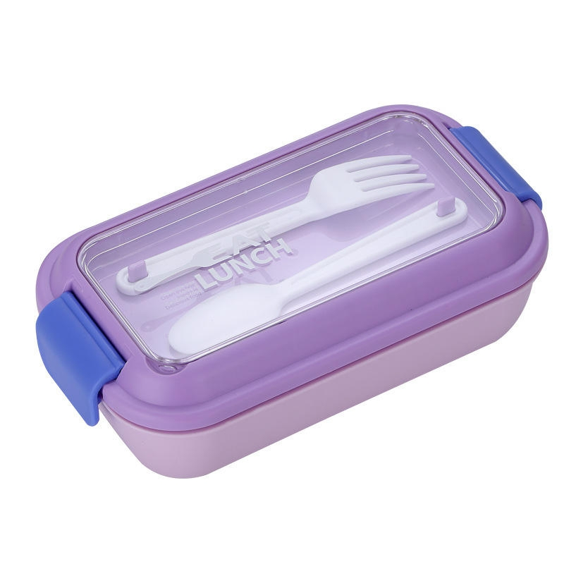 Portable Food-Grade PP Bento Box with Compartmentalized Lunch