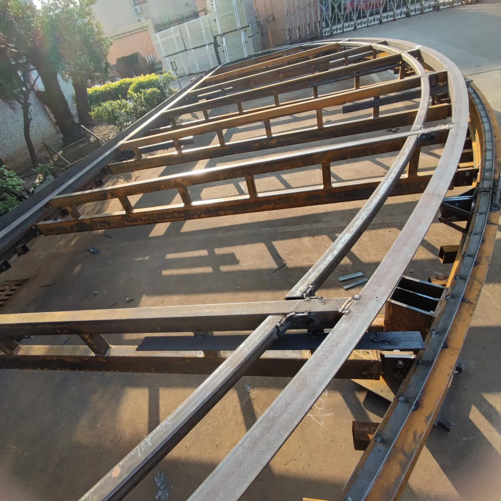 Prefabricated Construction Workshop Building Light Metal Framework Steel Structure