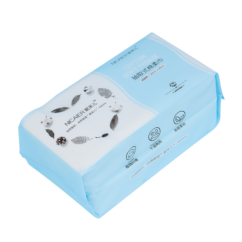 Making Soft Facial Tissue Cleaning Hand Cotton Towel Facial
