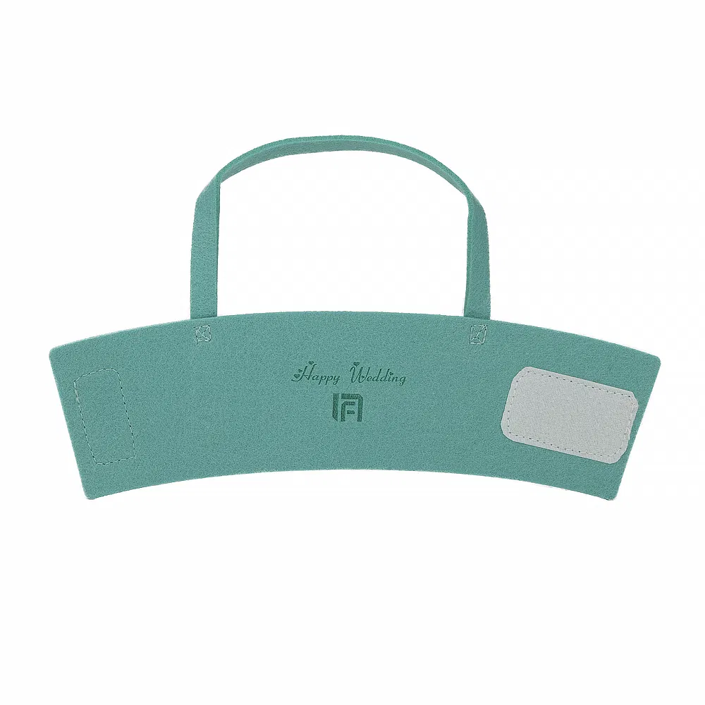 Modern Practical and Cute Felt Cup Holder Mats Eco-Friendly Polyester Coasters New Model for Restaurants