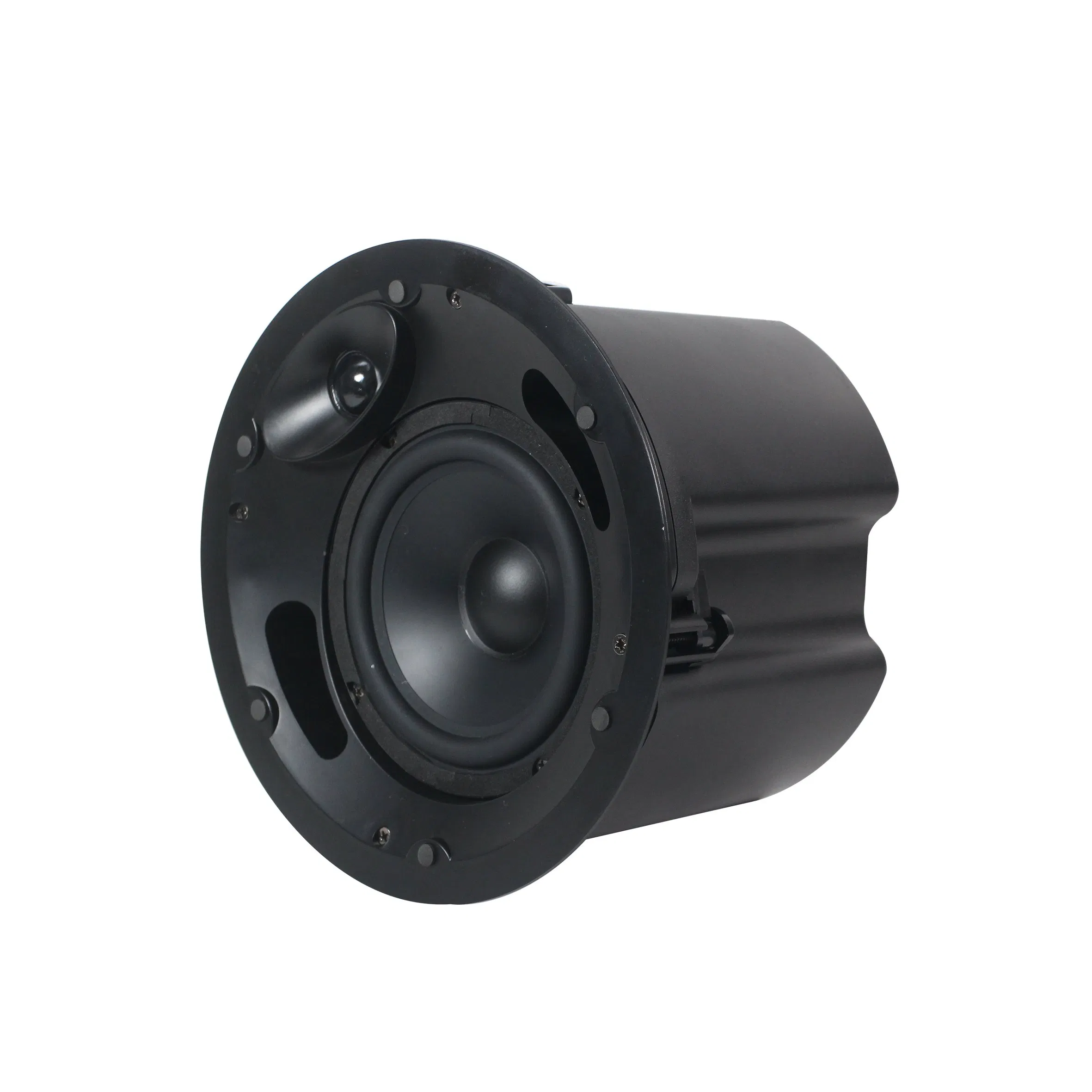 Passive 2 Way 6.5 Inch Rimless Hi Fi ABS Ceiling Speaker with Crossover PA in Ceiling Hanging Speaker