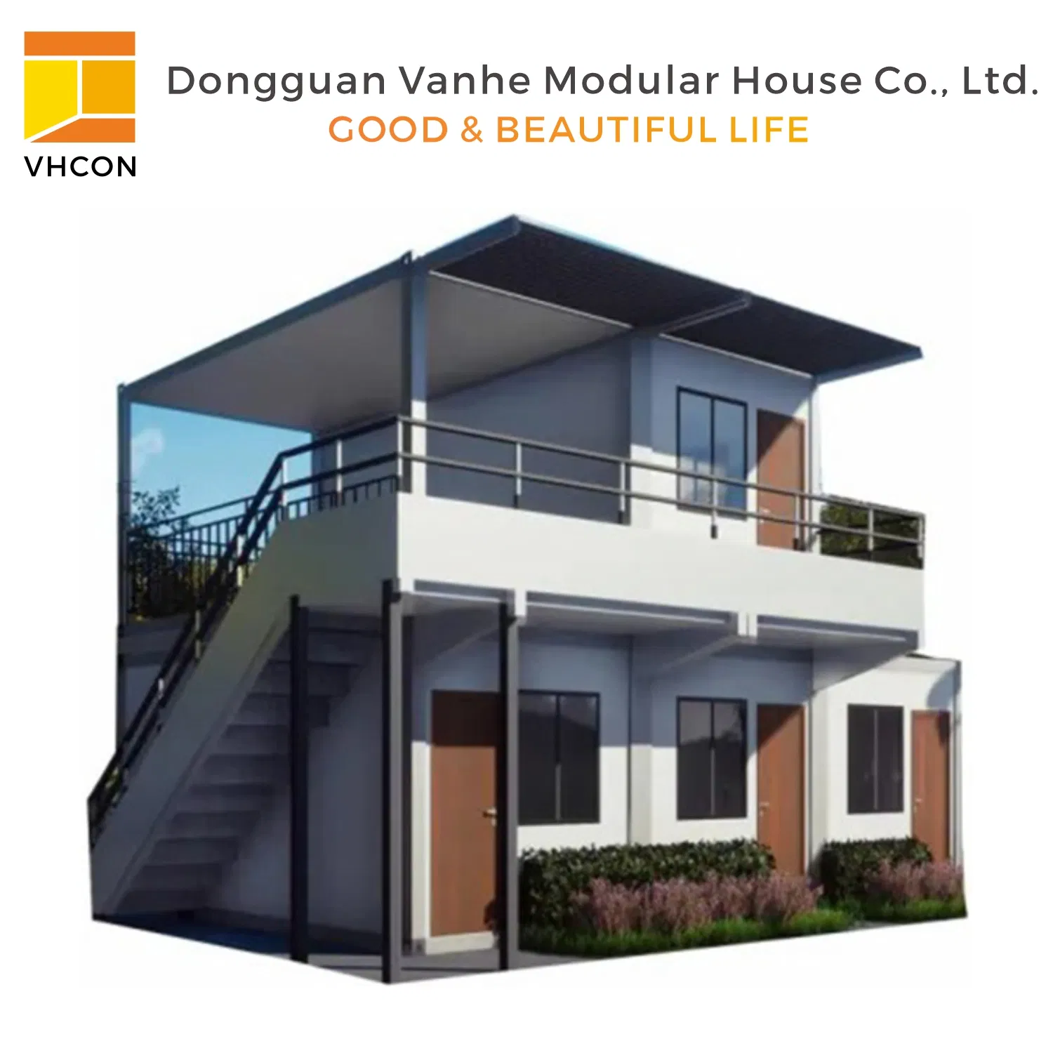 Portable Caravan Wooden Home Mobile Camp Prefab Steel Structure Building Modular 2 Bedroom Tiny Prefabricated Office Home Shipping Living Luxury Container House