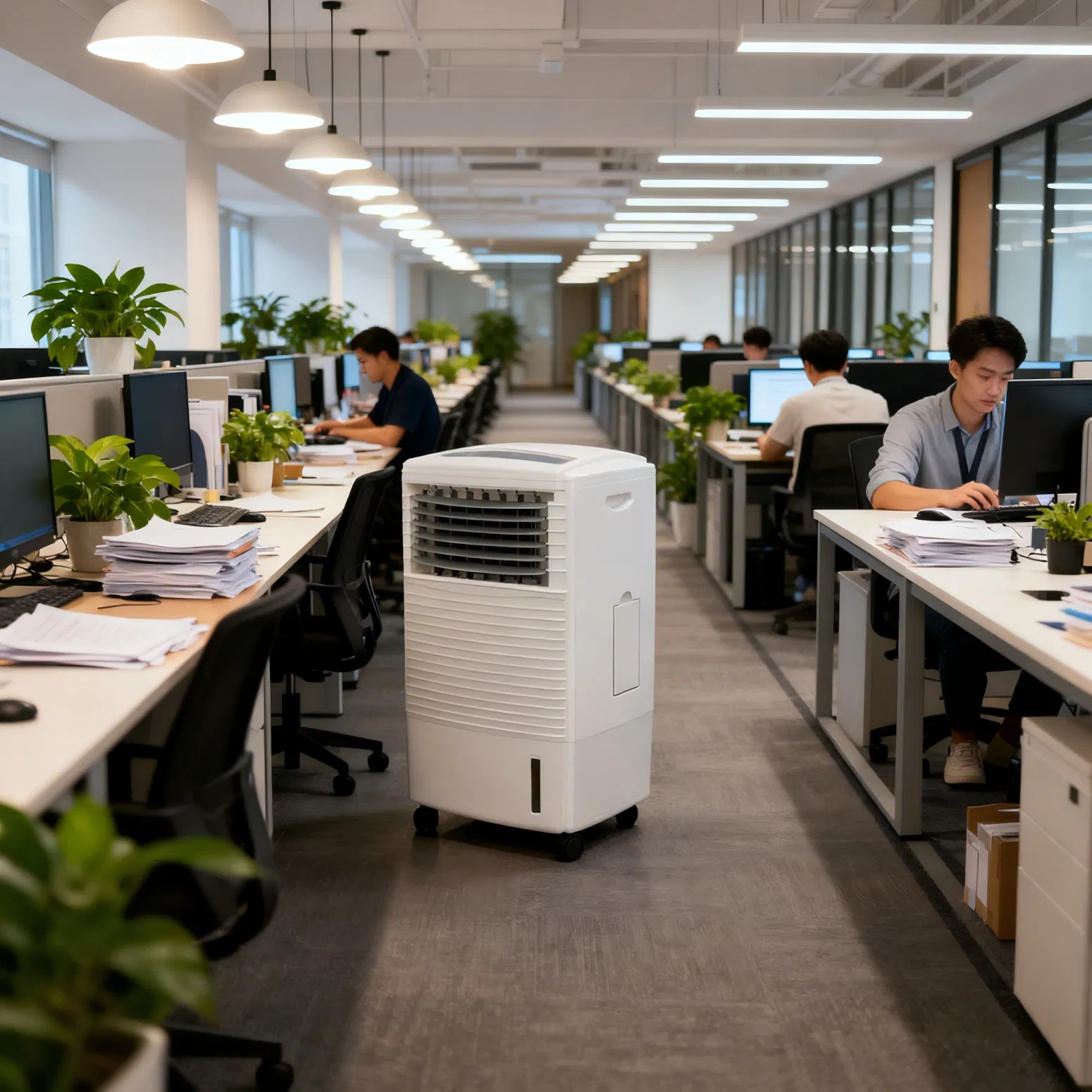 Wholesale Outdoor Home Portable DC AC Portable Evaporative Air Cooler with Cooling and Heating Funtion with Advanced Water Cooler System