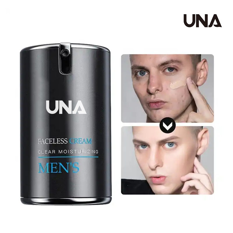 Men's Makeup Private Label Natural Vegan Lazy Cream Face Concealer Whitening Brightening Isolation Tone up Cream