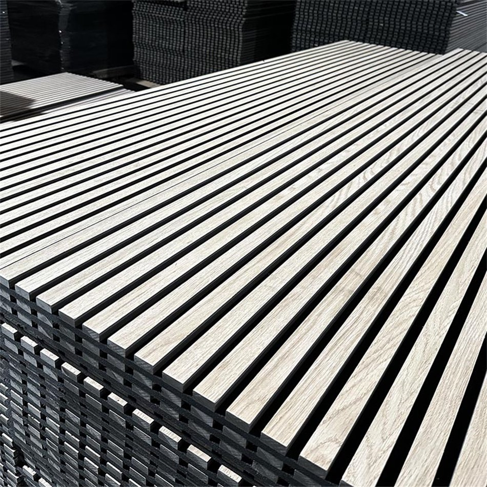 Soundproofing Absorption Acousound Panel MDF Slat Acoustic Panel