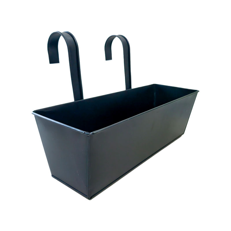 Кашпо подвесное металл кованое прямоугольное