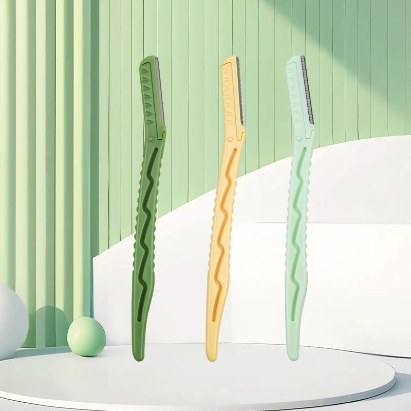 Sustainable Eyebrow Razor with Ergonomic Grip for 2025