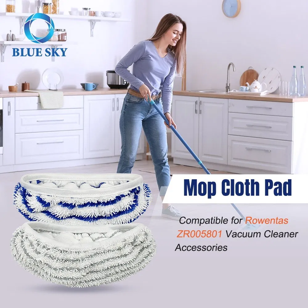 Mop Pad Zr005801 Replacement Fits for Rowenta Clean&Steam Zr005801 Ry7/Ry8 Series Mop