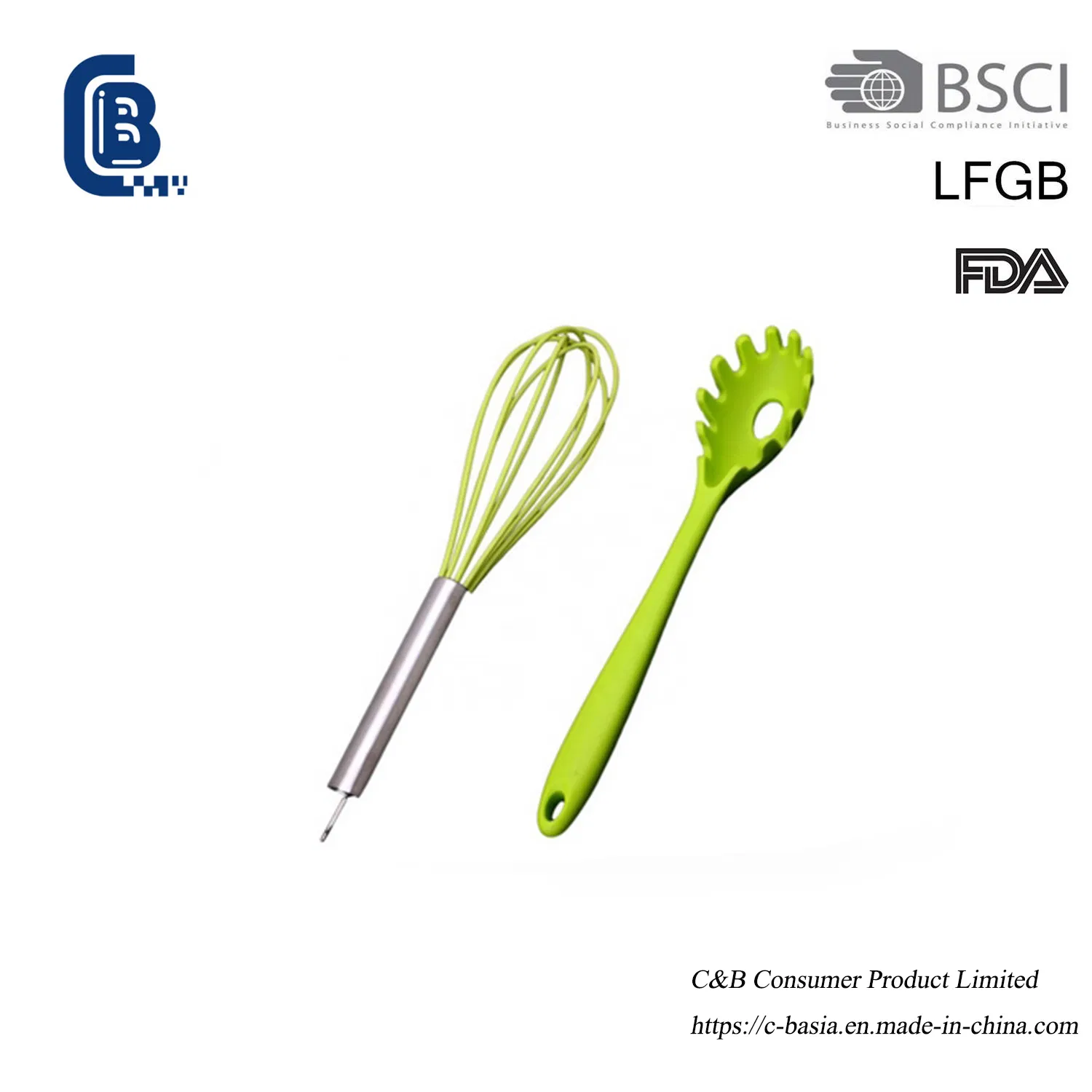 Набор кухонных силиконовых лопаток, 10 предметов