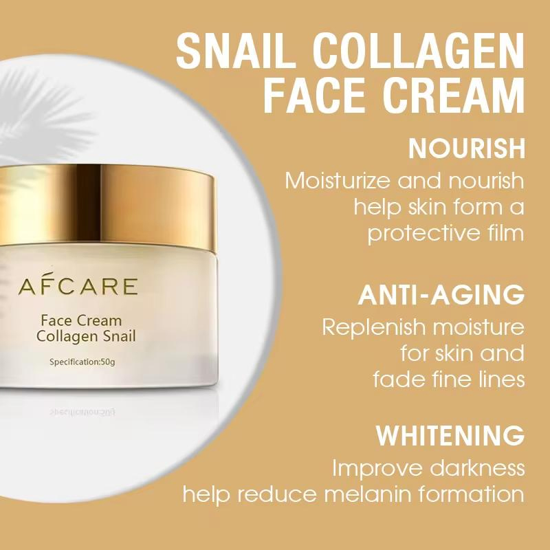 Collagen Snail Face Cream Firming Moisturizing Hydrating