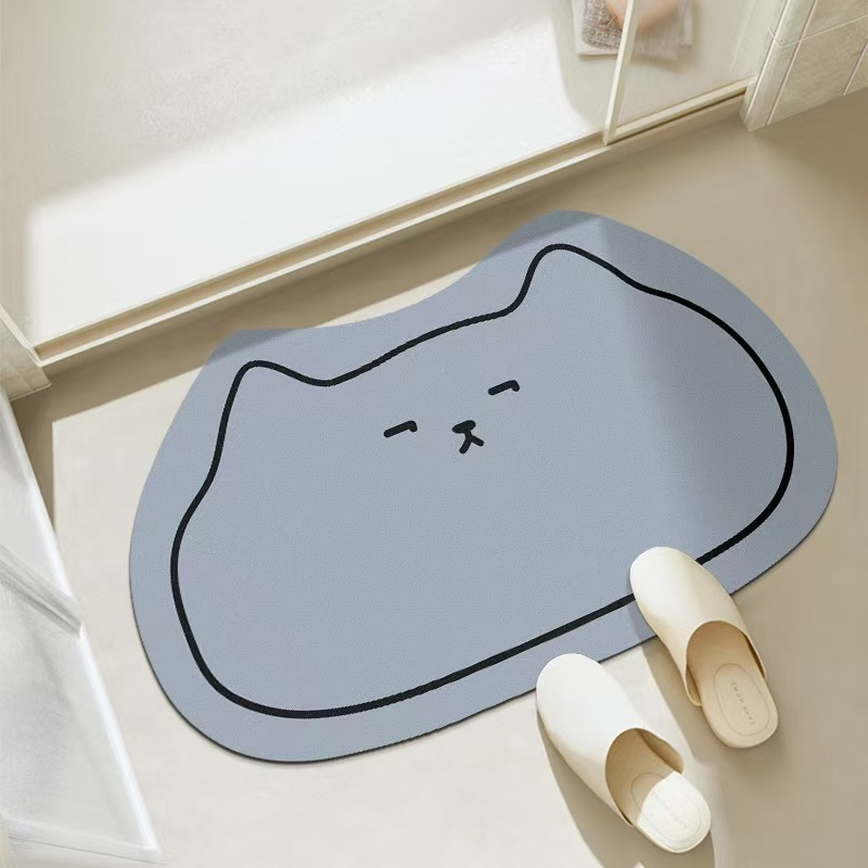 Modern Quick Dry Terry ODM Bathroom Anti Slip Floor Mat