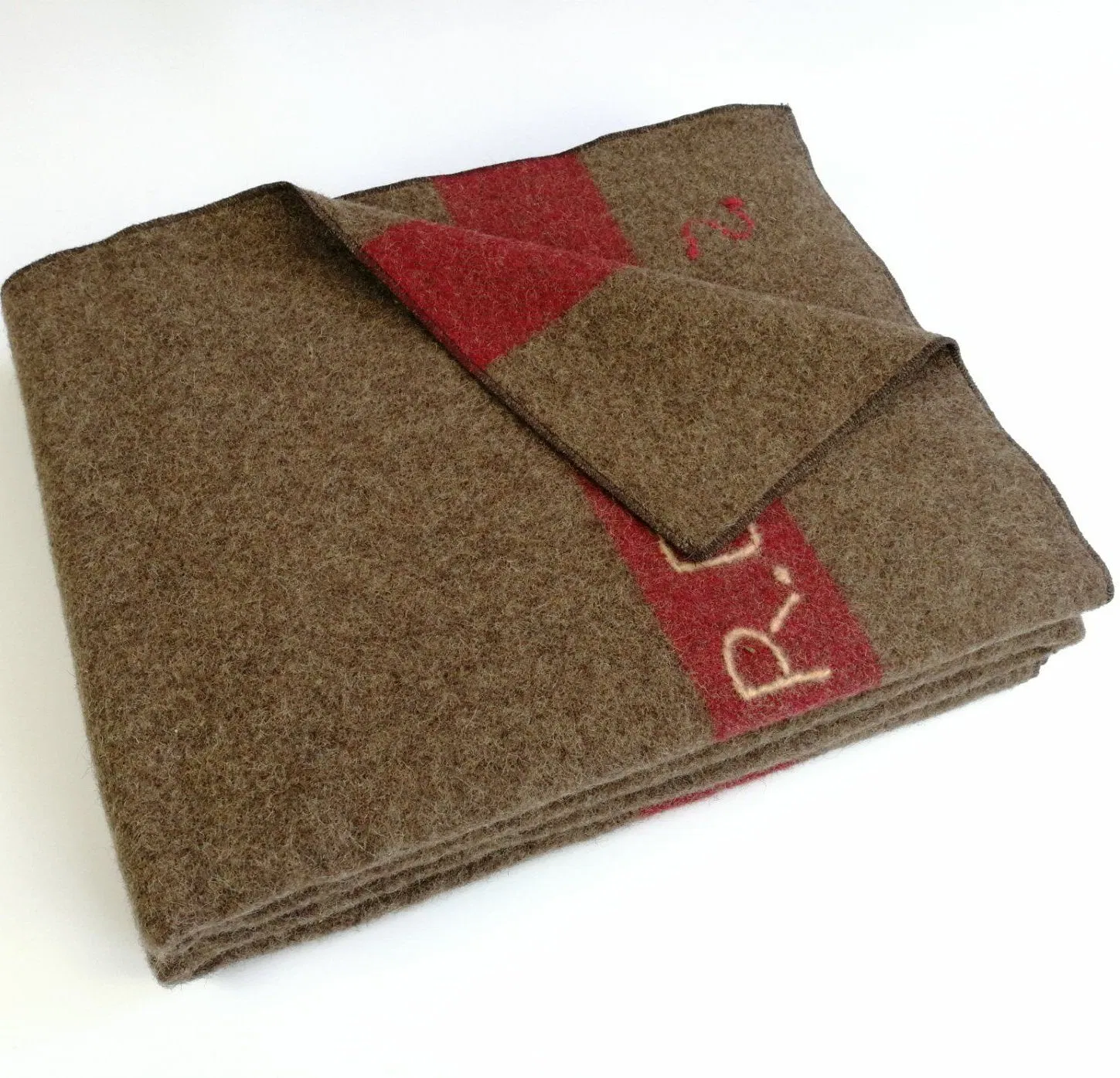 Customized Warm and Thick Cold-Proof Pure Wool Blankets for Outdoor Camping