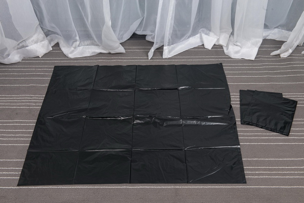 Clear Recyclable Plastic Trash Bags Wholesale Transparent Garbage Refuse Sacks Industrial Waste Can Liners Eco Friendly