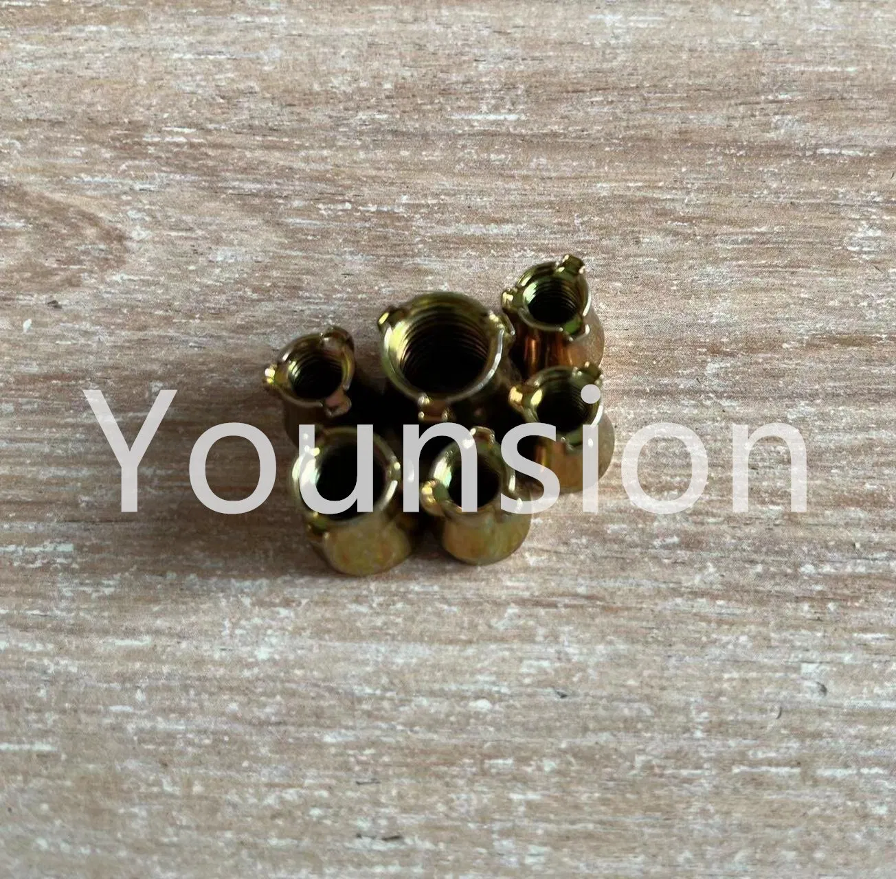 Анкерная гайка из углеродистой стали с желтым цинком, 3 шт.