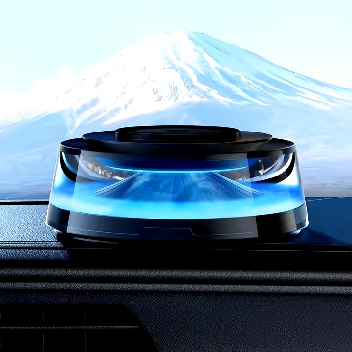 Wireless Charging Car Aroma Diffuser with Multiple Lighting Adjustments
