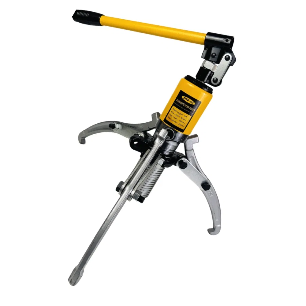 Dyf-10 10ton Gear Adjustable Tool 3 Jaws Pulling Separator 3 in 1 Pump Steel Wheel Bearing Repair Shop Cable Hydraulic Puller