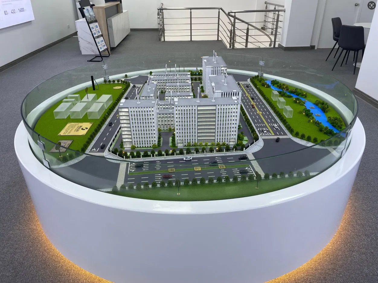 3D Modern Professional Customized Industrial Park Overall Planning Display Sand Table Model