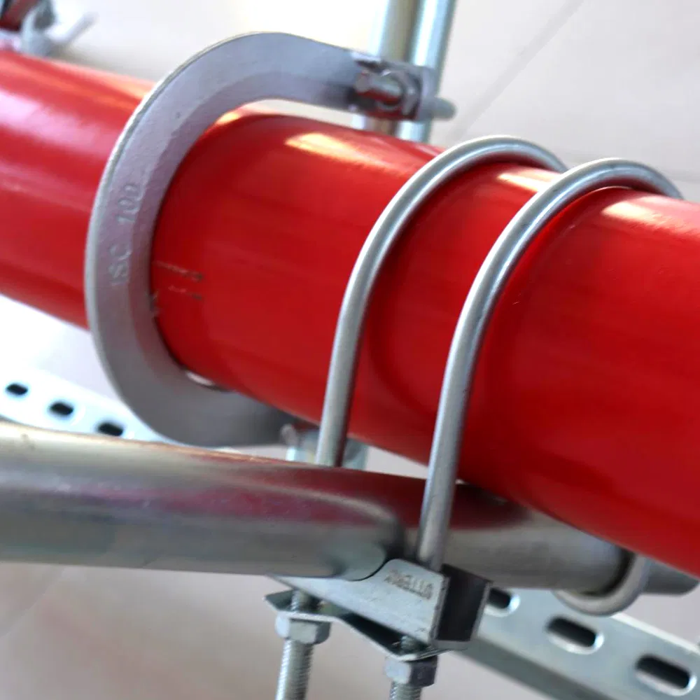 UL FM CE Certified Construction Water/Gas/Sprinkler Double U Strut Conduit Tube Pipe Hanger Clamp
