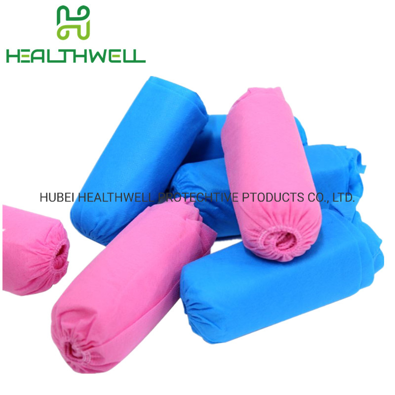 Disposable Non Woven Blue Indoor Shoe Cover