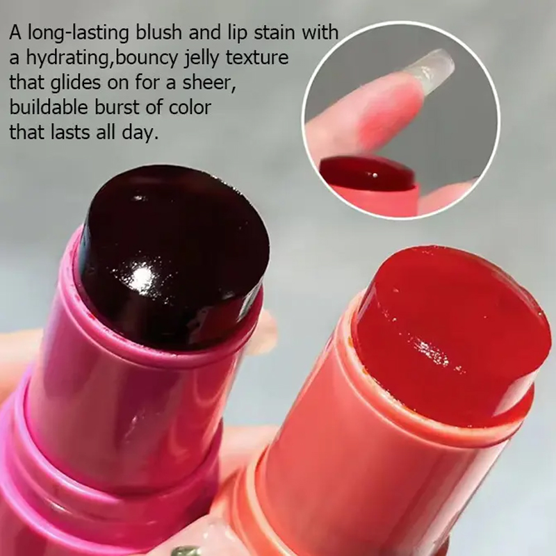 Ditong Private Label Moisturizing Jelly Blush Stick High Pigment Vegan Cheek Blush